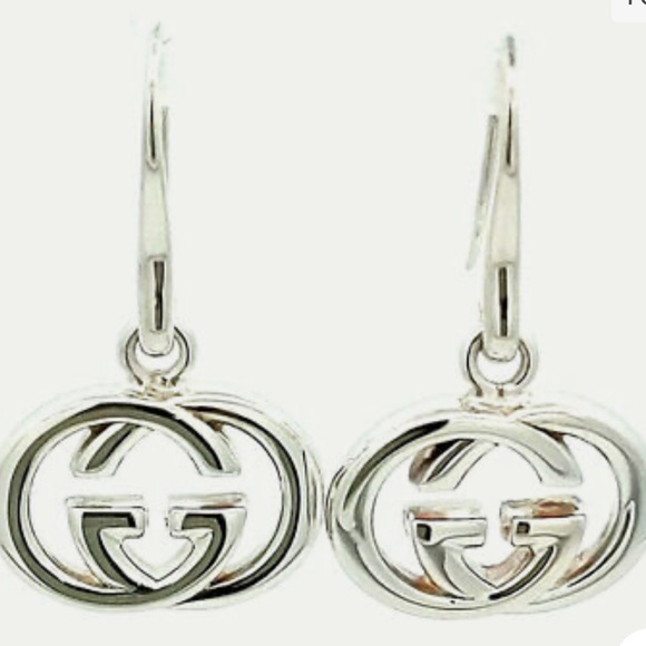 Gucci Luxury Logo Statement Earrings Sterling Silver ✨💫 - Picture 6 of 9